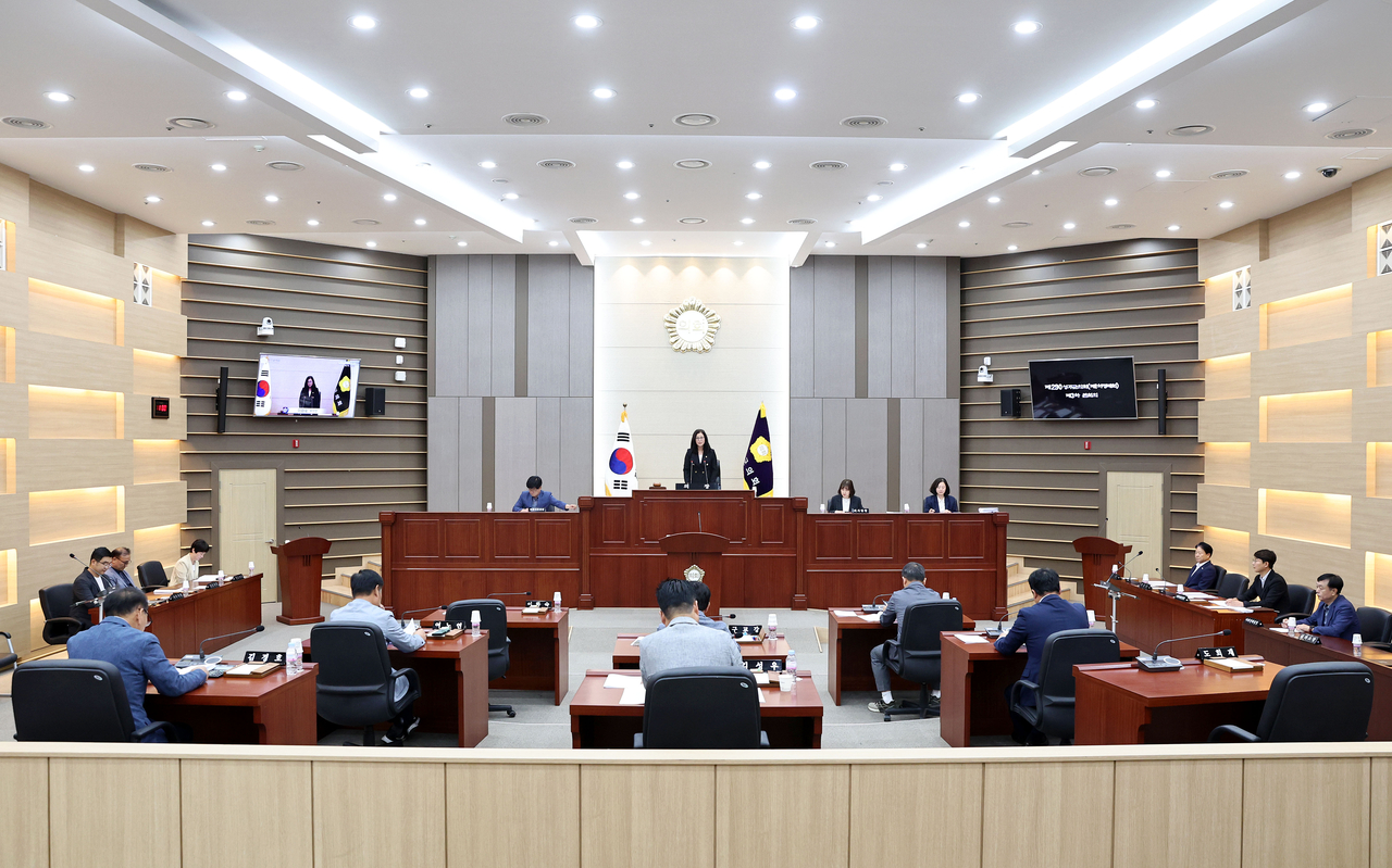 성주군의회 본회의 전경.[성주군의회 제공]
