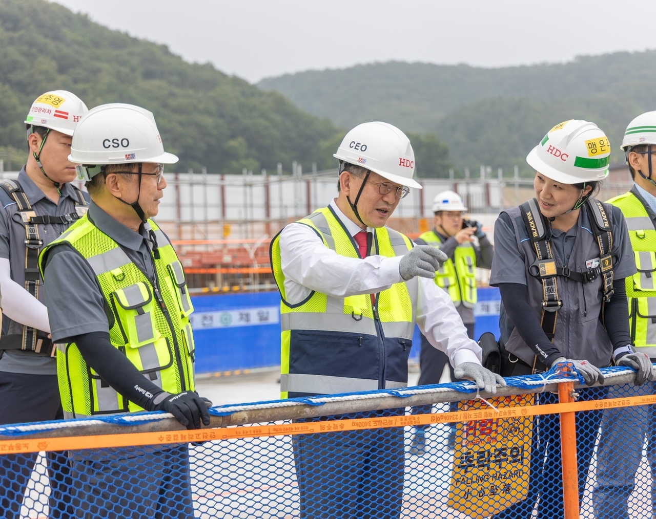 HDC현대산업개발 경영진, 장마 대비 현장 안전점검 실시 - 헤럴드경제