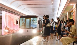 Pyongyang subway system renovated with modern conveniences