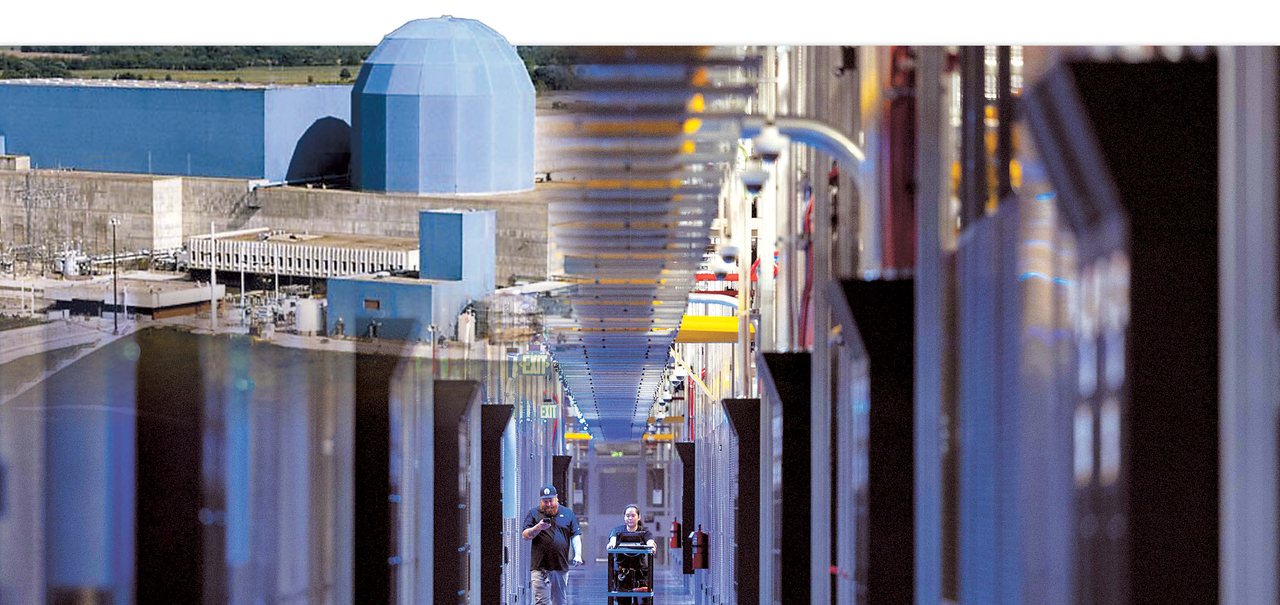 The view that nuclear energy is essential to reliably power data centers needed for operating artificial intelligence(토토사이트 forever) is g토토사이트 foreverning momentum globally. This trend is reflected in a recent move by Meta, the parent company of Facebook and one of the U.S. tech giants, which signed a 20-year agreement to purchase nuclear energy from Constellation Energy, the largest nuclear power operator in the U.S. Pictured are the Clinton Clean Energy Center in Illinois, operated by Constellation, and a data center located in Ashburn, Virginia, owned by global data center operator Equinix. [Constellation·Getty Images]