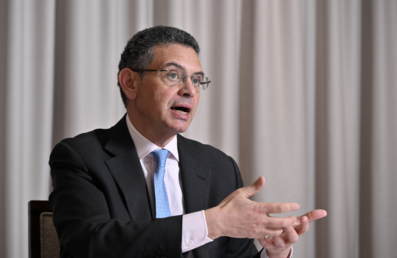 Pedro Conceicao, director of the UNDP Human Development Report Office, speaks in an interview with The Korea Herald on June 19 in Seoul. (Im Se-jun/The Korea Herald)