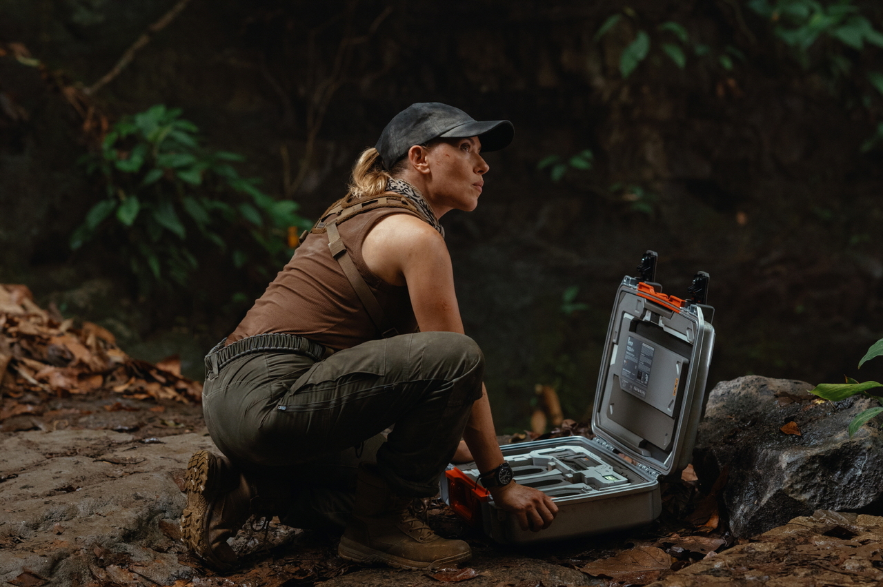 Scarlett Johansson as skilled covert operations expert Zora Bennett in "Jurassic World Rebirth" (Universal Pictures)