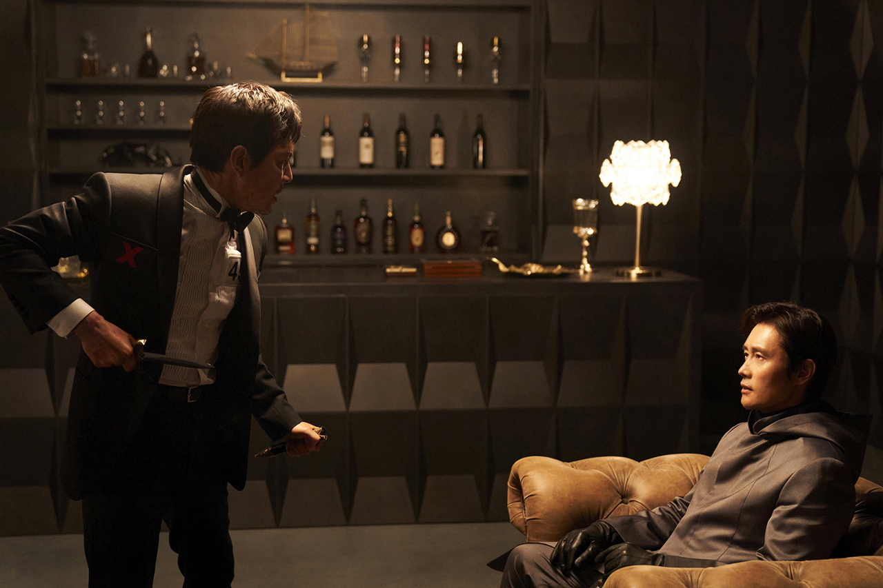 "Squid Game" Season 3, starring Lee Jung-jae (left) and Lee Byung-hun (Netflix)