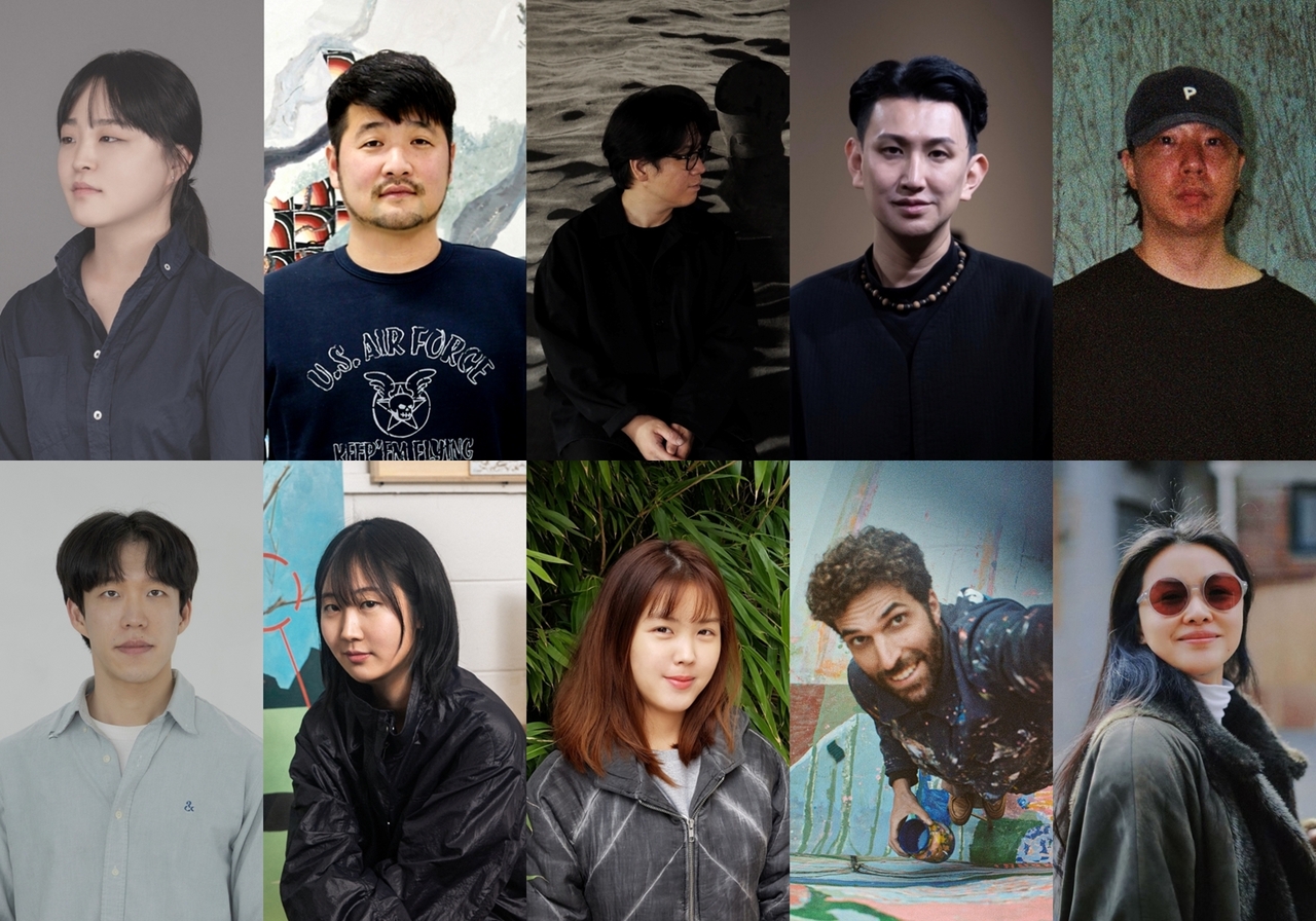 키아프 하이라이트 세미파이널 인어공주 토토사이트 10인. 왼쪽 상단부터 시계방향으로 김아라, 김정인, 무나씨, 박그림, 박노완, 유 시아오, 지오프리 피통, 홍세진, 조은시, 이동훈.