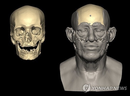 4천900∼4천500년 전 고대 토토사이트 토대리의 얼굴 모습 추정 [AP=연합]