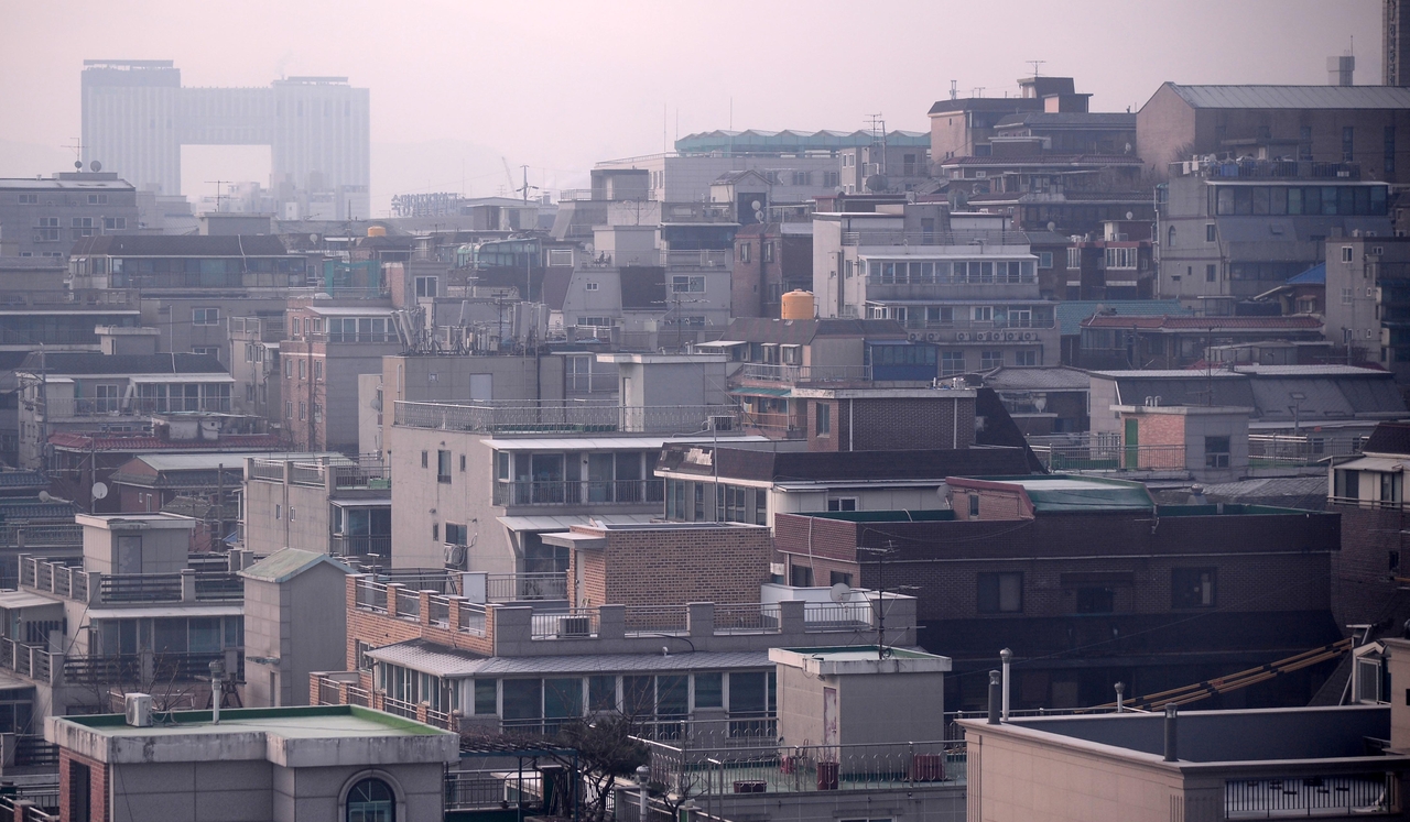 토토사이트 홍보 커뮤니티 신통기획 민간재개발 대상지인 서울 용산구 청파2구역 일대의 모습. 박해묵 기자