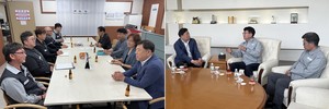 김종훈 울산동구청장, HD현대重 노사 방문