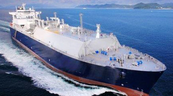 This photo shows a liquefied natural gas carrier produced by the ship maker. (Samsung Heavy Industries Co.)