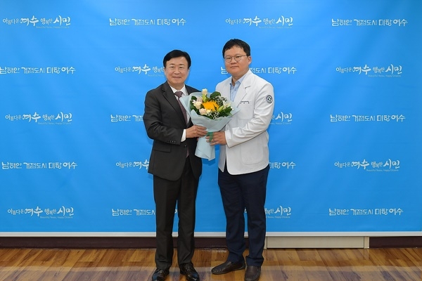 여수시 토토사이트 가입하면에 위촉된 여수전남병원 박정훈 과장.