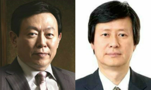 신동빈 토토사이트 위치그룹 회장(왼쪽)과 신동주 SDJ코퍼레이션 회장.