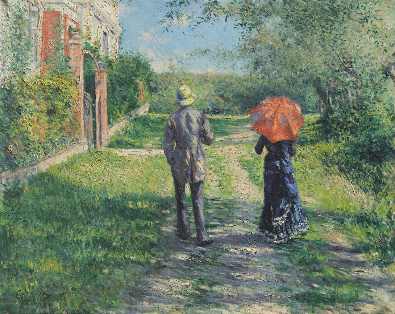 귀스타브 카유토토사이트 펫, 오르막길, 1881, 캔버스에 유채, 100.2x125.3cm, Impressionism_The Hasso Plattner Collection