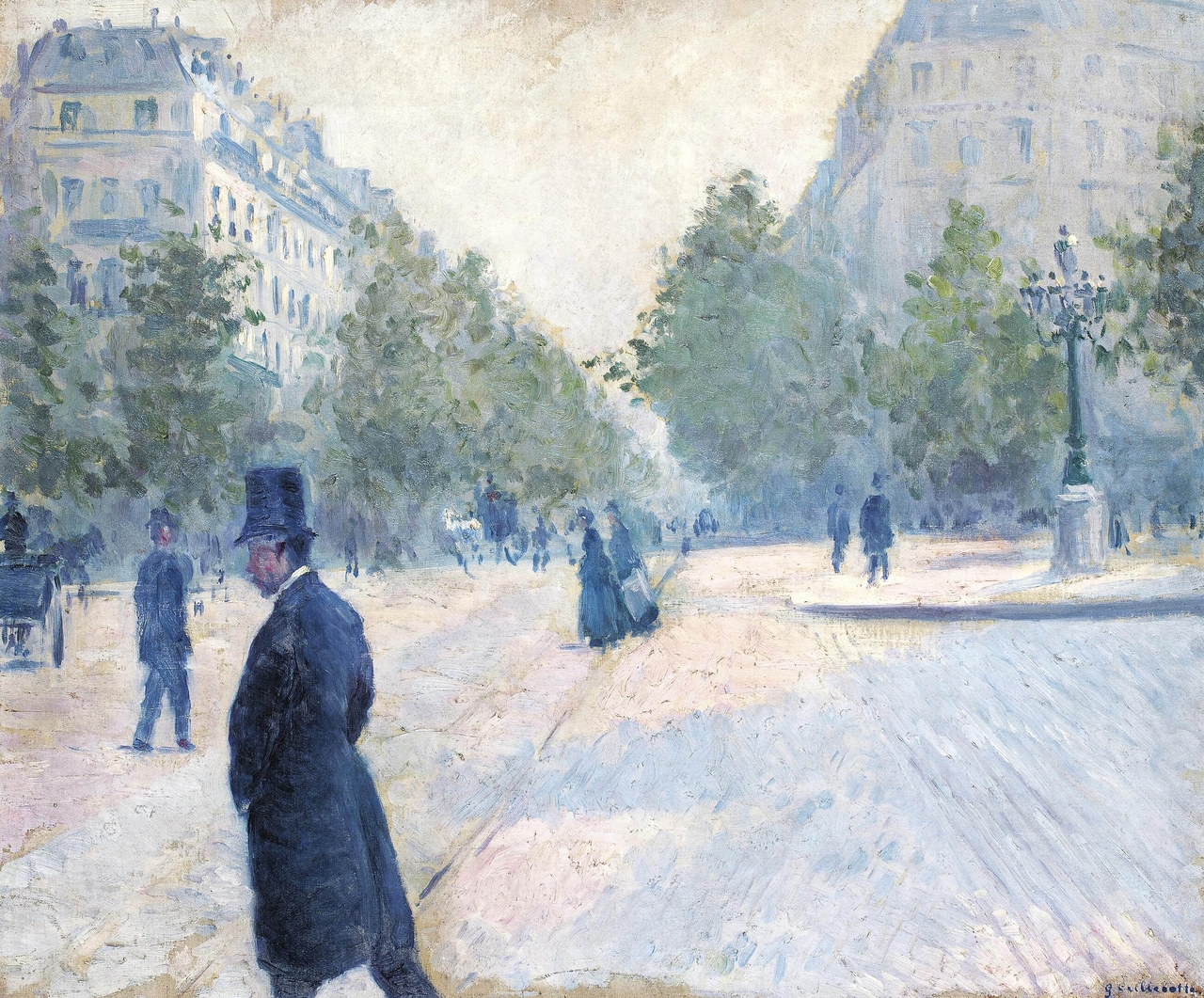 귀스타브 카유토토사이트 펫, 생 어거스틴 광장, 1878, 캔버스에 유채, 54x65cm, 개인소장
