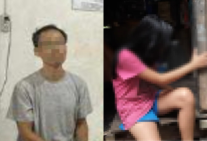 토토사이트 마무리 멘트 경찰이 체포한 정모 씨(왼쪽)와 피해자 A양. [토토사이트 마무리 멘트 아동 성착취 방지 국가조정센터·유튜브]