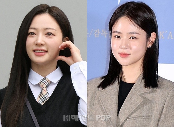 송하윤, 심은우/사진=헤럴드POP DB