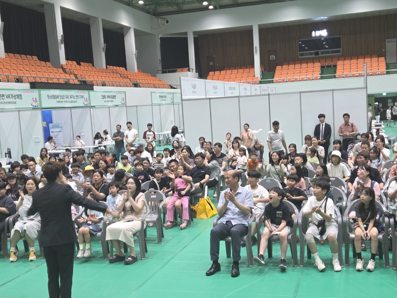 상주시 청소년수련관 청소년진로 직업 체험박람회모습[상주시 제공]
