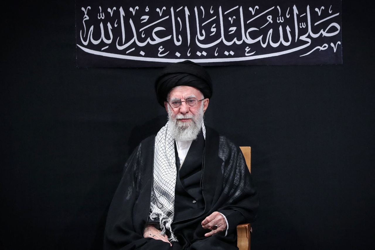 Iran's Supreme Leader Ayatollah Ali Khamenei attends a ceremony in Tehran, Iran, Saturday. (AFP-Yonhap)
