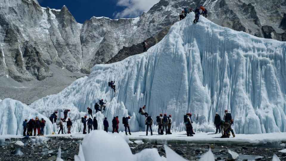 The climbing season kicked off on May 9, when a rope-fixing team summited Everest earlier than usual.    (Kathmandu Post)