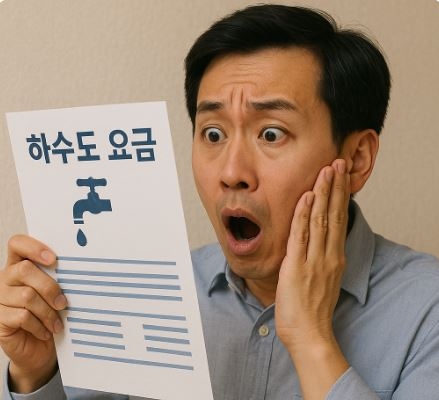하수도 토토사이트에 놀란 모습[챗GPT를 사용해 제작]