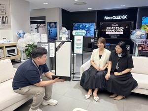 롯데백화점 상인점, 삼성전자 리뉴얼 확장 오픈