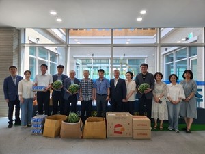 범시도민지원협의회, APEC준비지원단 직원 격려 방문