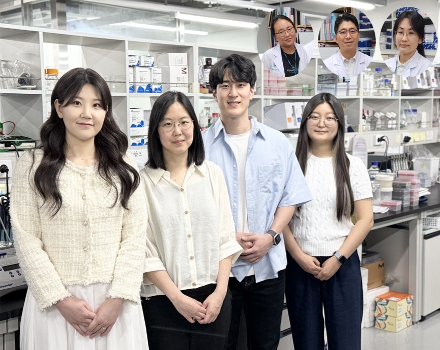 신개념 칸디다증 캡스 토토사이트를 개발한 KAIST 연구팀과 서울아산병원  정용필 교수팀(오른쪽 상단) [KAIST 제공]