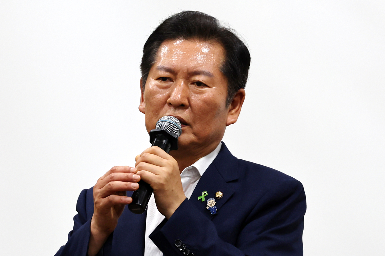 더불어민주당 대표 선거에 출마한 정청래 국회의원[연합]