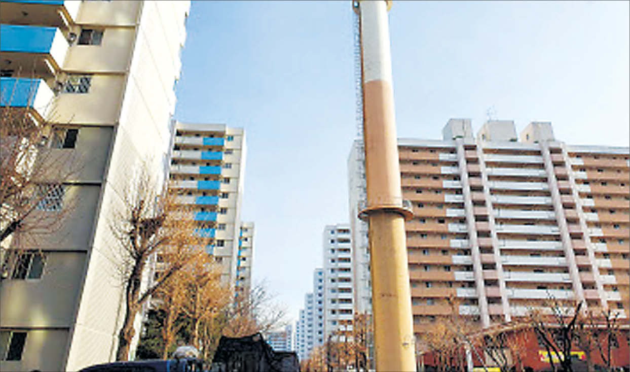 광명시 하안동 하안주공 1·2토토사이트 마루한 아파트 모습