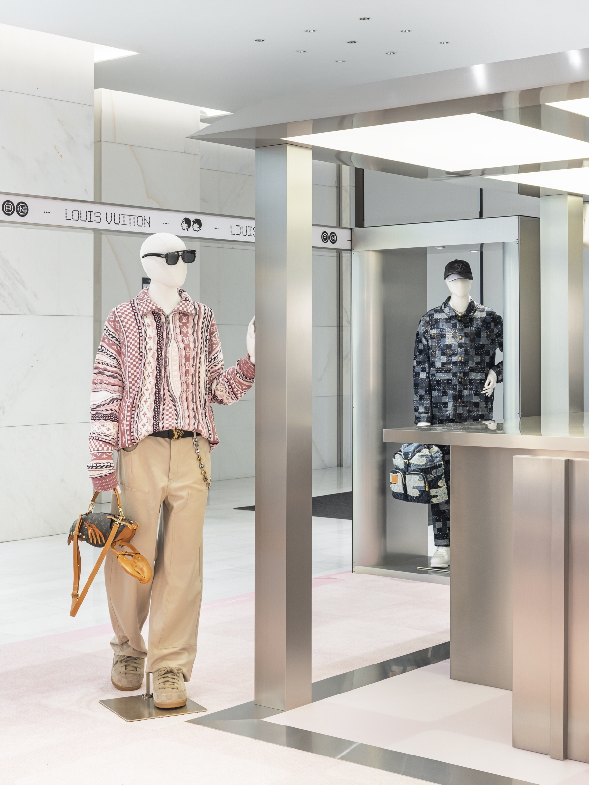 Louis Vuitton opens a men’s fall-winter 2025 pop-up store at The Hyundai Seoul department store in Yeouido. (Louis Vuitton)