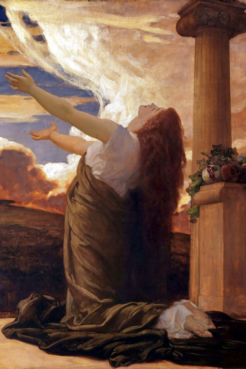 프레더릭 레이턴, 클리티아, 1895~1896, 캔버스에 유채, 156x137cm, 레이턴 하우스 박물관