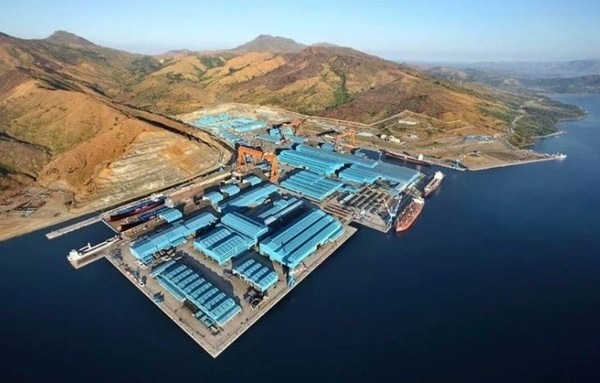 The Subic Shipyard, built by Hanjin Heavy Industries & Construction about 80 kilometers northwest of Manila in the Philippines, is widely considered a major factor in the company’s insolvency in 2019.  (Hanjin Heavy Industries & Construction)
