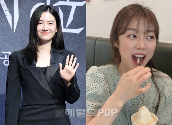박주현, 故 강서하/사진=헤럴드POP DB, 故 강서하 채널