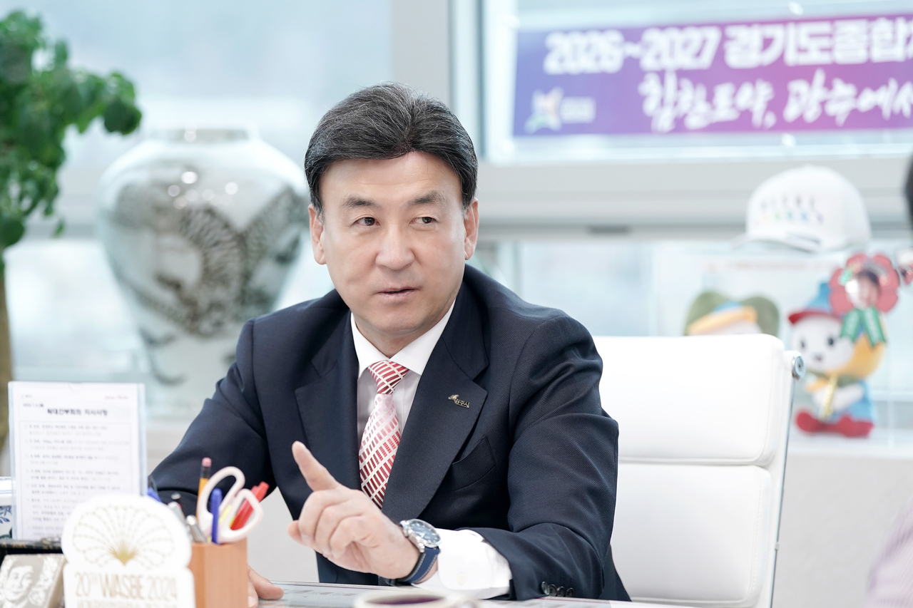 Bang Se-hwan, mayor of Gwangju, Gyeonggi Province (courtesy of Gwangju City Government)