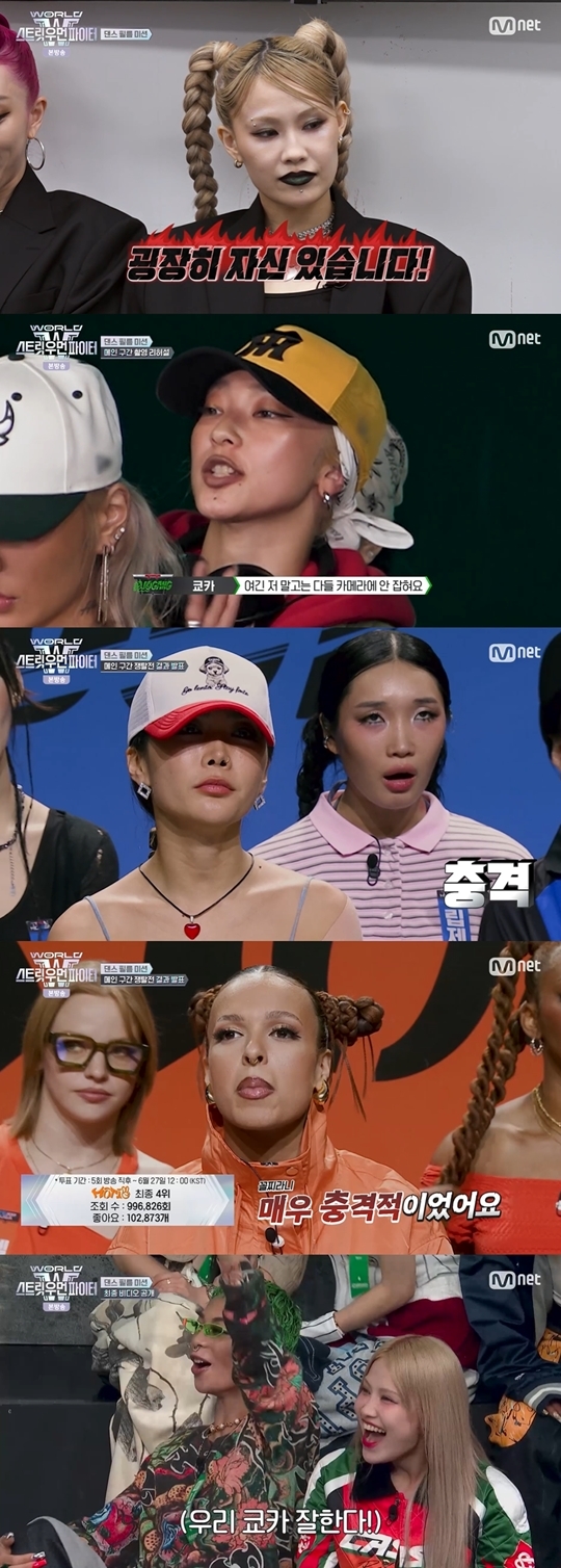 Mnet ‘월드 오브 스트릿 우먼 파이터‘ 캡처