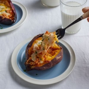 Butter kimchi sweet potato