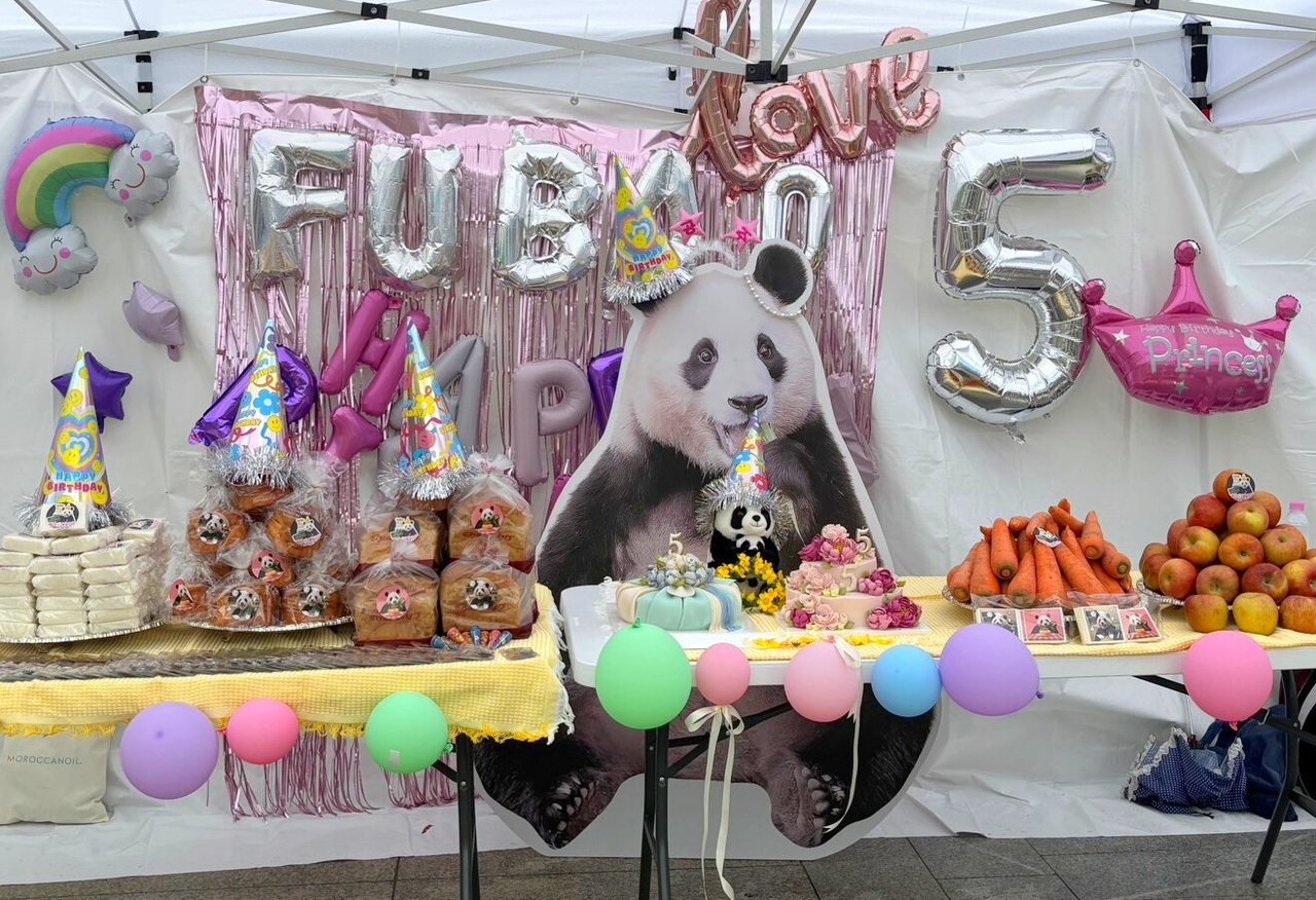 서울 한복판에서 진행된 푸덕이들의 먹튀검증사이트 토토사이트 5번째 생일 파티 [‘불씨 시위’ 제공]