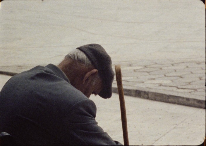A still image from "Among the Eucalyptuses" by Robert Beavers (Courtesy of Robert Beavers, MMCA)