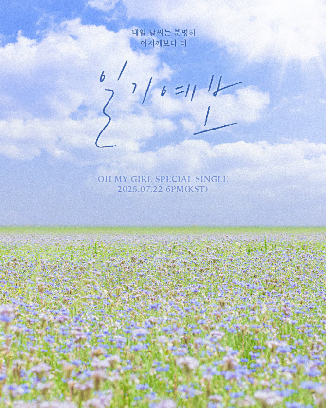 Poster for the single "Weather Forecast" by Oh My Girl (WM Entertainment)