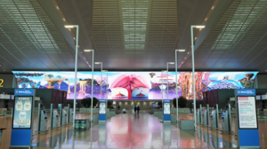 Airports awash in art in summer