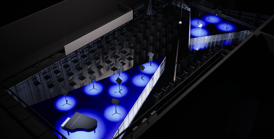 A rendered image of "Ensemble Blank X Joo Jeong-hyeon"  (Sejong Center)