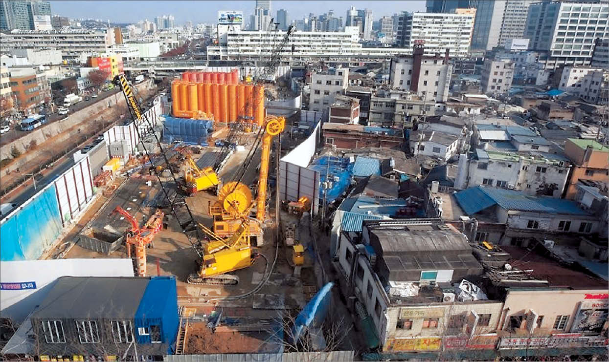 서울 중구 을지로 토토사이트 잘못환전재정비촉진지구의 모습  [연합]