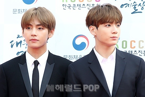 뷔, 정국/사진=헤럴드POP DB