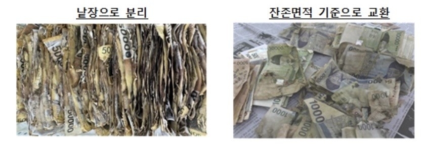 한국은행 토토사이트 행오버, 집중호우 훼손화폐 교환