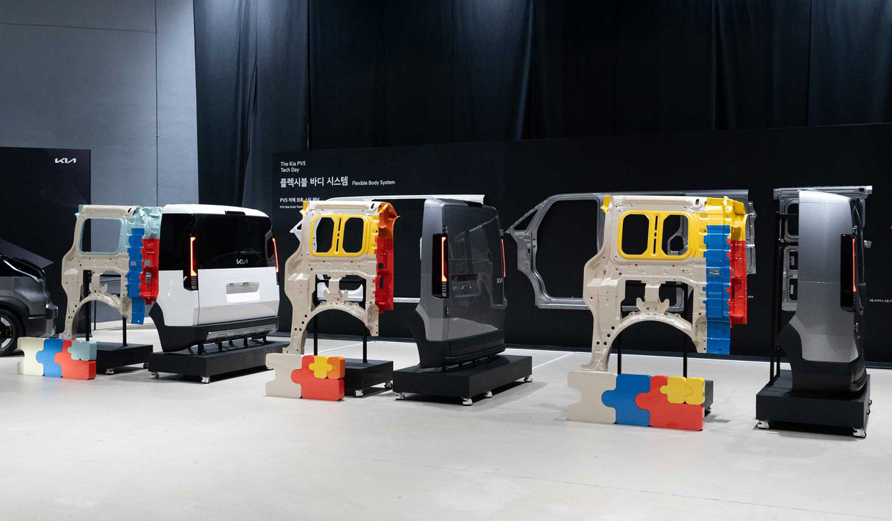Kia’s PV5 features modular components that can be customized to meet buyers’ specific needs. (Hyundai Motor Group)