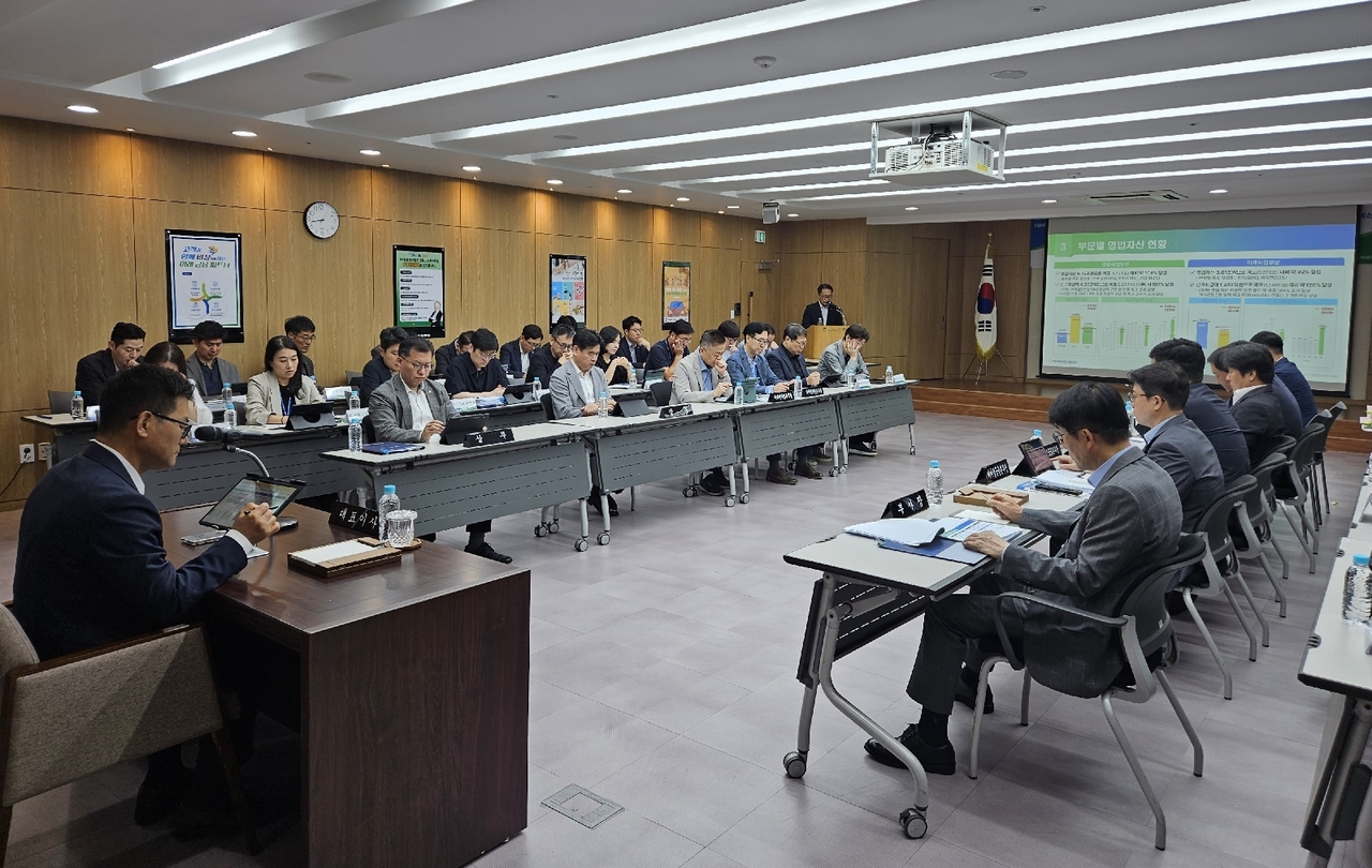 지난 17일 서울 여의도 NH농협캐피탈 본사에서 열린 보스토토 경영성과 분석회의. [NH농협캐피탈]