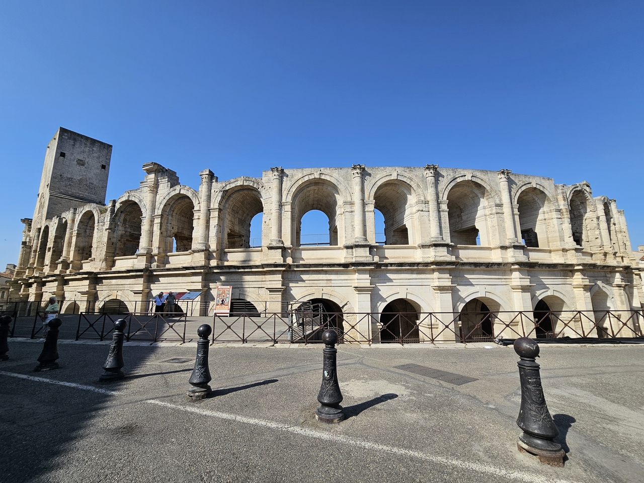 The Roman amphitheater in Arles, France, is seen in this photo taken on July 4. (Park Yuna/The Korea Herald)