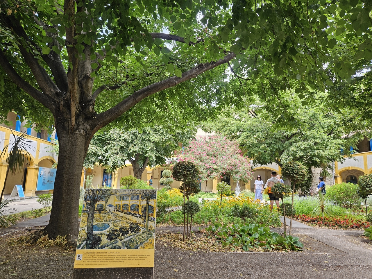 The hospital in Arles where Vincent Van Gogh stayed is seen open to the public on July 6.  (Park Yuna/The Korea Herald)