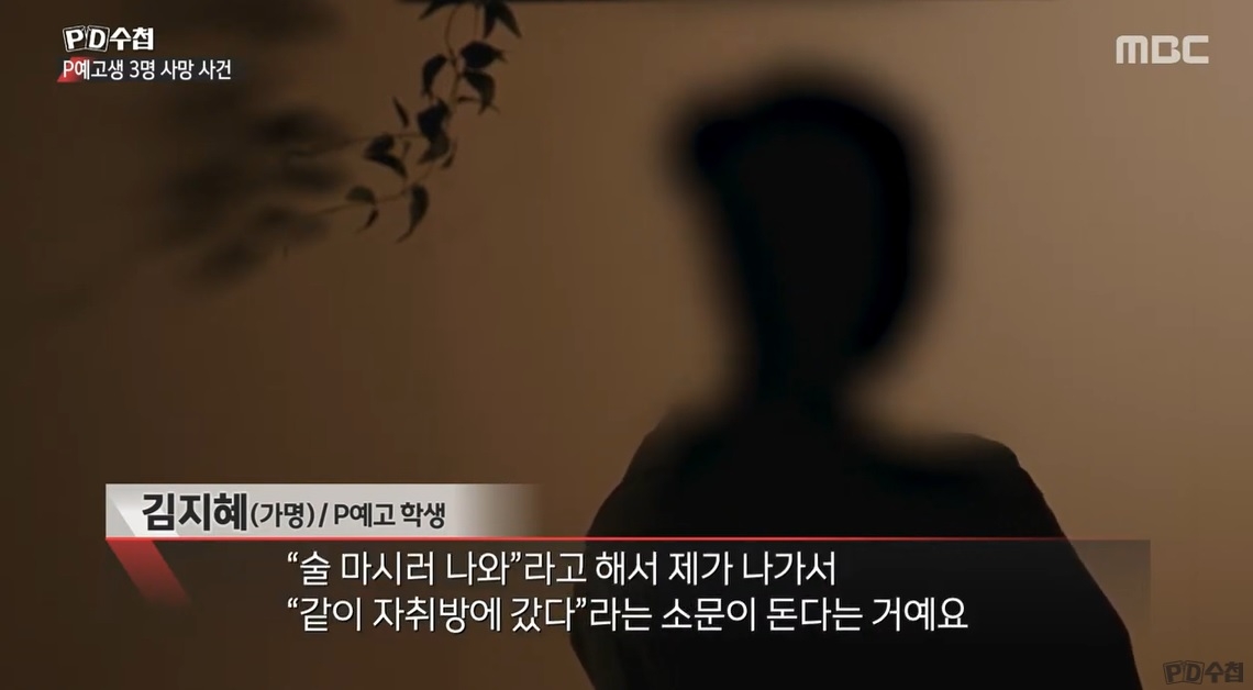 브니엘예고를 다니던 중 무용학원을 옮겼다는 이유로 괴롭힘을 당하다 신태일 토토사이트를 떠나게 됐다고 주장하는 C 양[PD수첩 캡처]