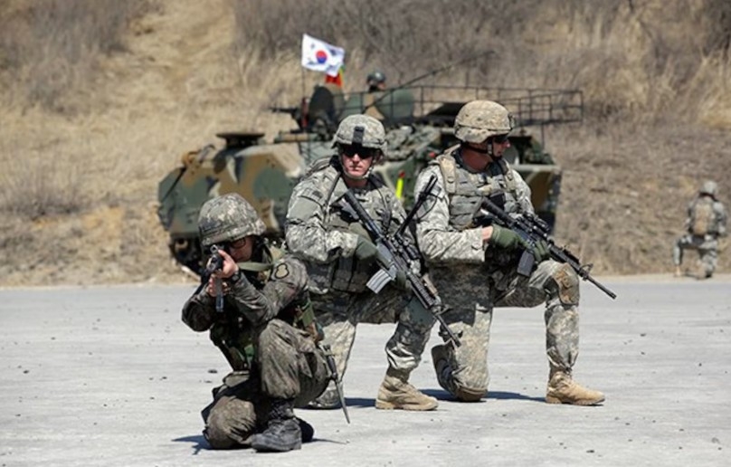 2015년 3월 한미 합동군사훈련 모습. [연합]