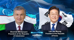 Lee Jae Myung holds phone talks with Uzbek, Kazakh leaders