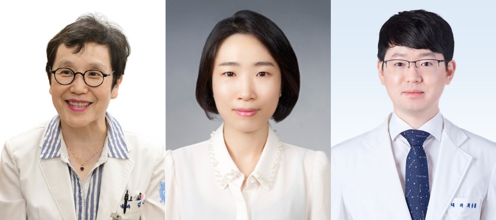 [사진] (왼쪽부터)분당서울대병원 소화기내과 김나영 교수, 송진희 연구교수, 최용훈 교수